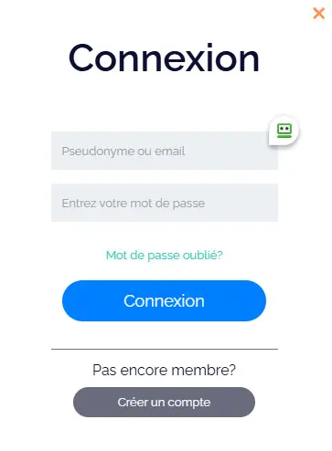 Connexion des membres du Wild Sultan Casino