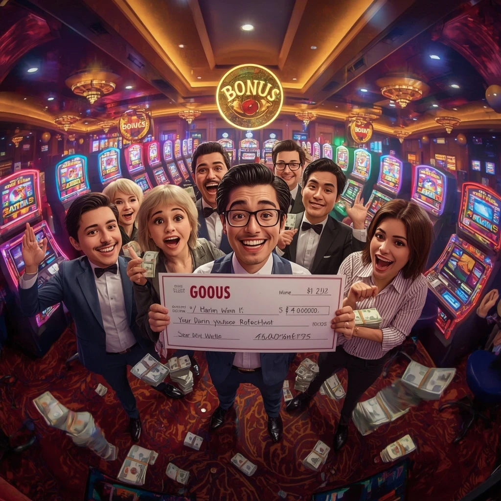 bonus dans les mains de l'homme au casino WILD SULTAN