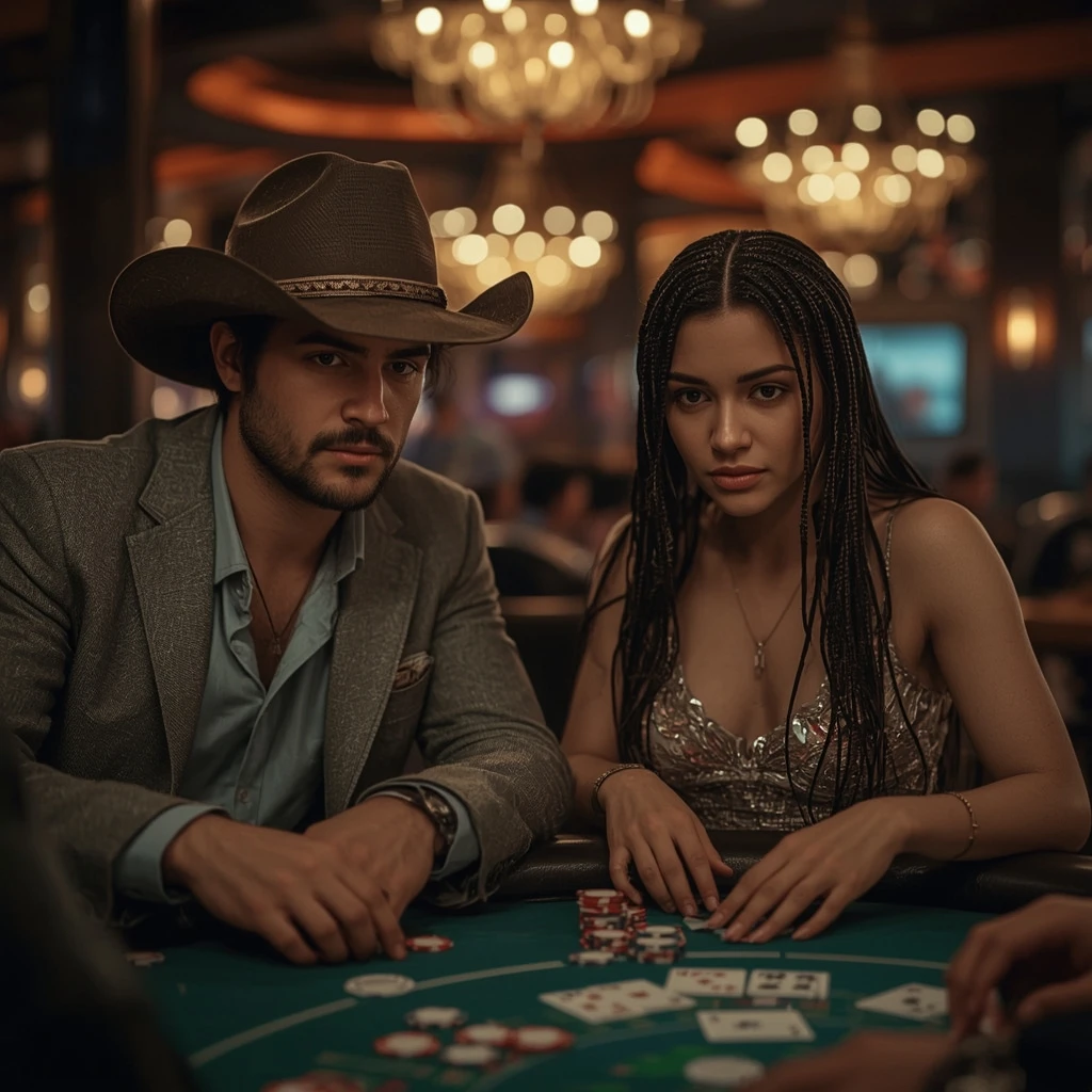 photo de deux joueurs de poker WILD SULTAN CASINO